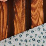 Blaue Blumensträusse