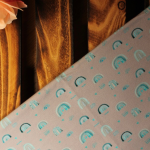 Regenbogen blau-grau